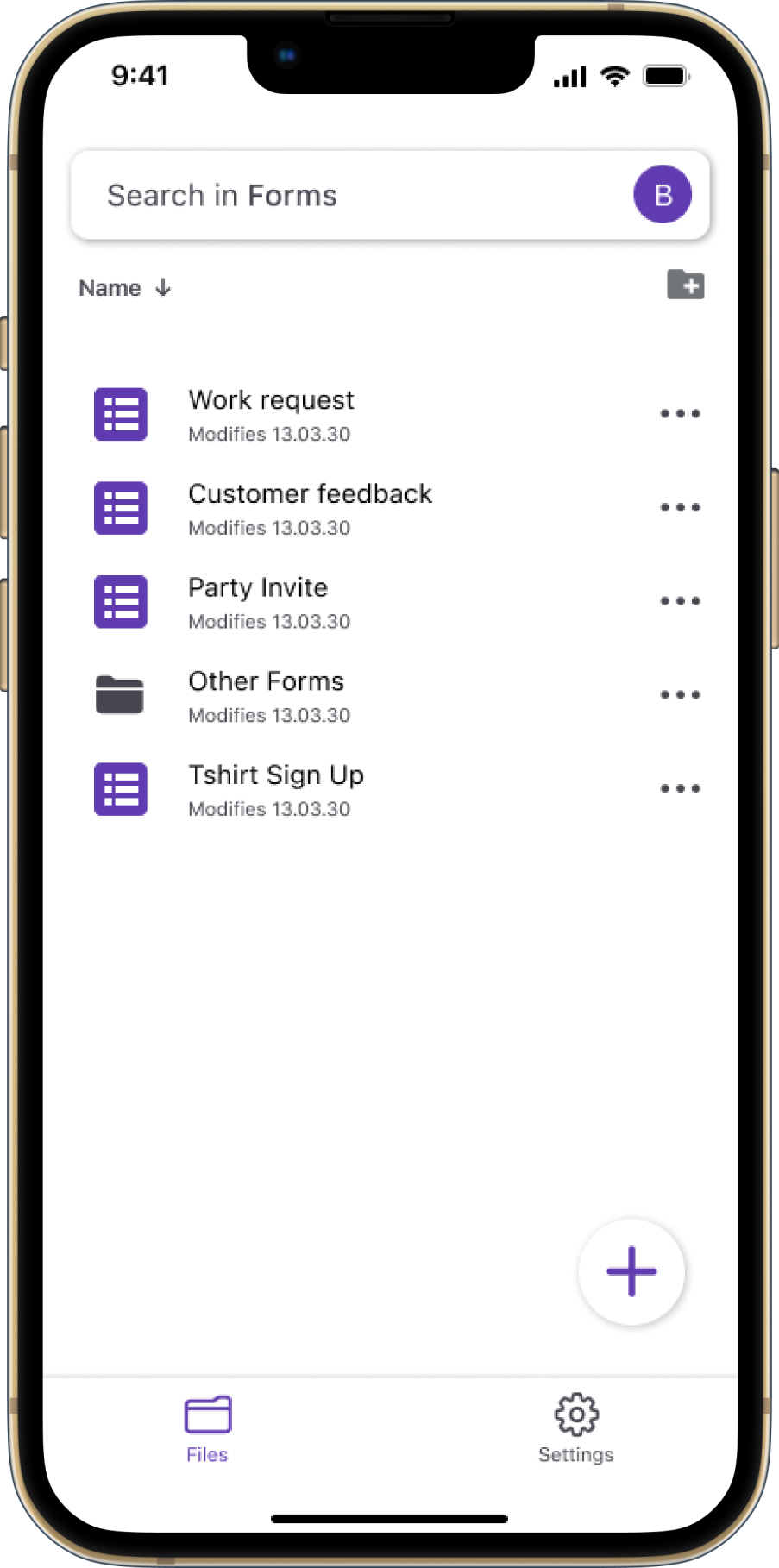 iphone google forms