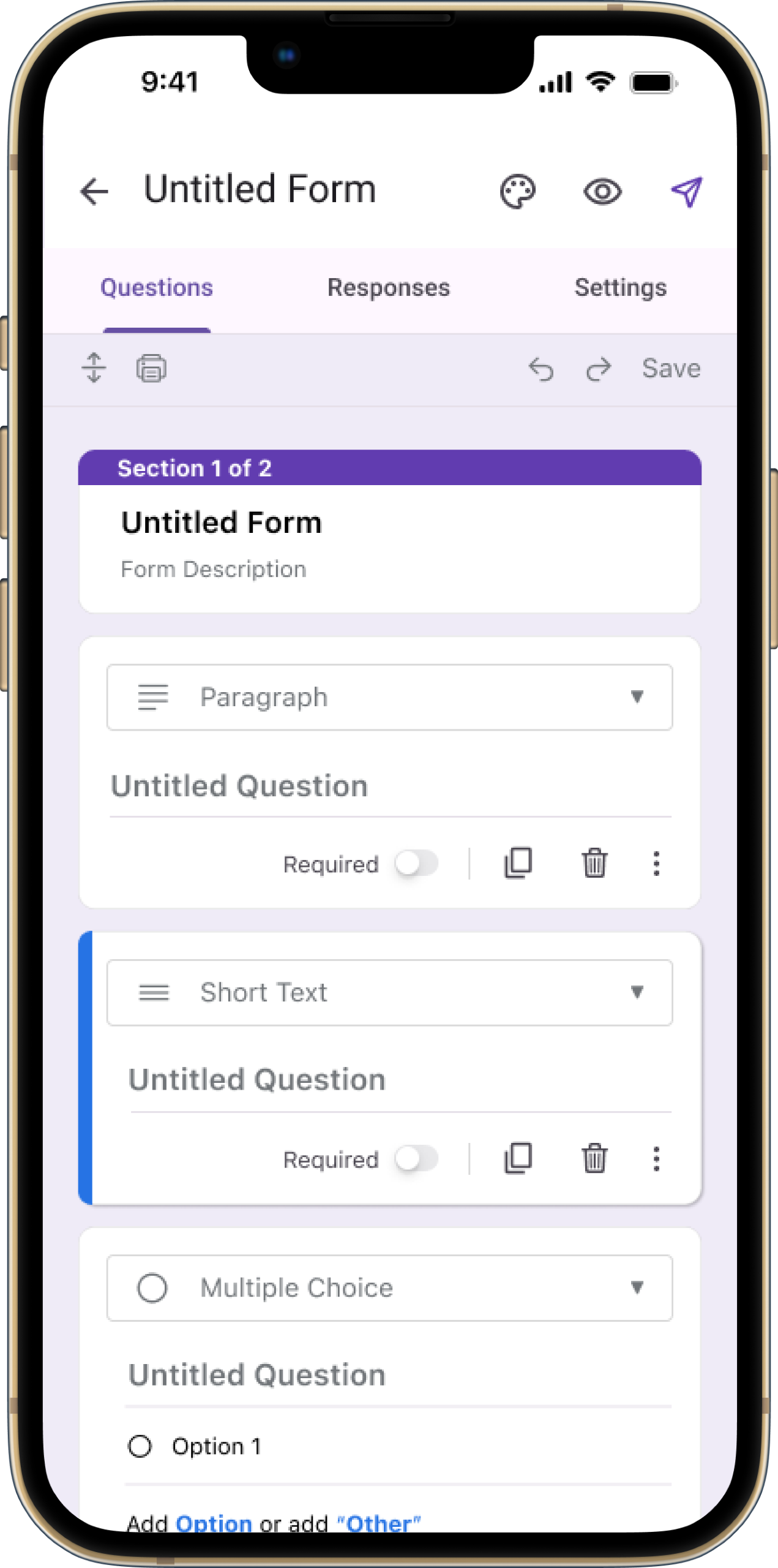 google forms app store